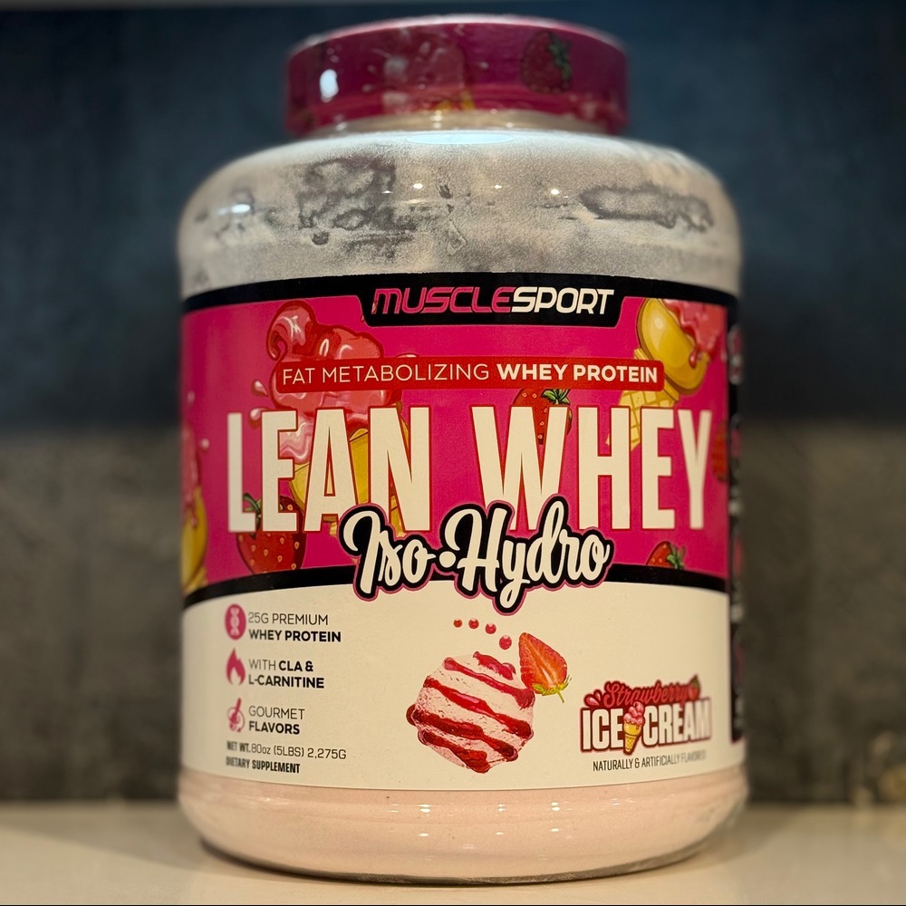 پروتئین وی ماسل اسپرت طعم بستنی توت فرنگی