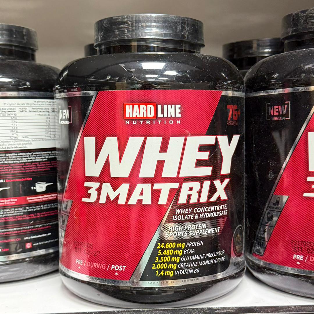 پروتئین وی هاردلاین مدل ۳ ماتریکس وزن ۲۳۰۰ گرم