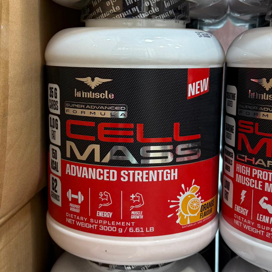 سل مس 3000گرم پرتقالی های ماسل آلمان hi muscle CELL MASS ORANGE