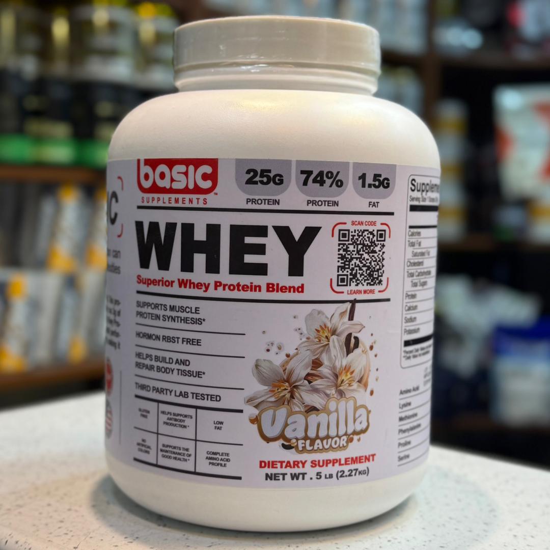 پروتئین وی بیسیک (طعم وانیل)