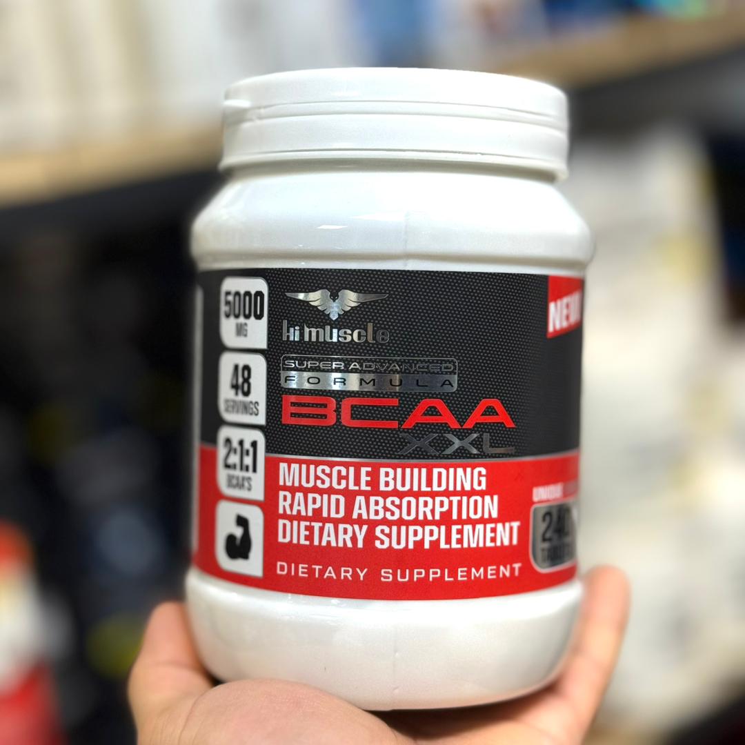 بی سی دابل ای 240تایی های ماسل آلمان hi muscle BCAA XXL