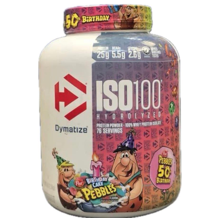 پودر پروتئین وی ایزو ۱۰۰ دایماتیز طعم کیک تولد وزن ۲۳۰۰ گرم